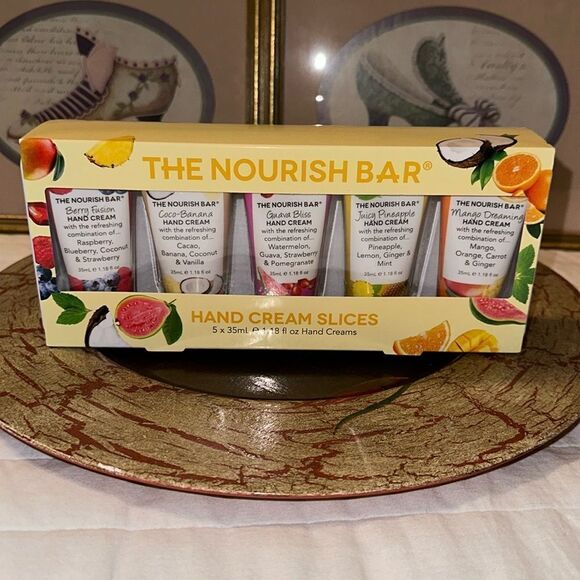 The Nourish Bar Metal Tin HandβCream Set of 5 - Picture 1 of 11